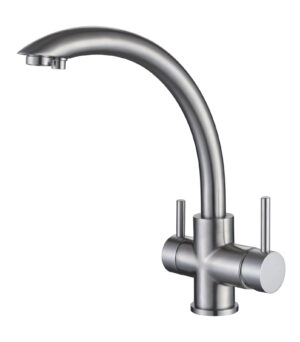 3 Wege Wasserhahn Edelstahl Elegance
